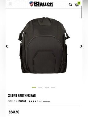Black Blauer Men's Backpack